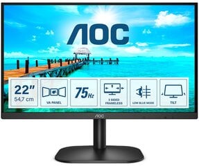 AOC B2 22B2H/EU 21.5" Full HD hind ja info | AOC Monitorid ja monitori kinnitused | kaup24.ee