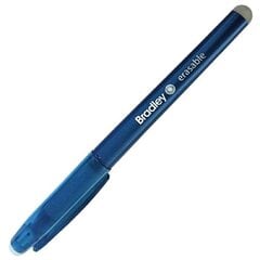 Bradley Чернильная ручка стираемая синяя 0,7 мм kaina ir informacija | Письменные принадлежности | kaup24.ee