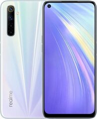 Realme 6, 64GB, Dual SIM, Comet White hind ja info | Telefonid | kaup24.ee