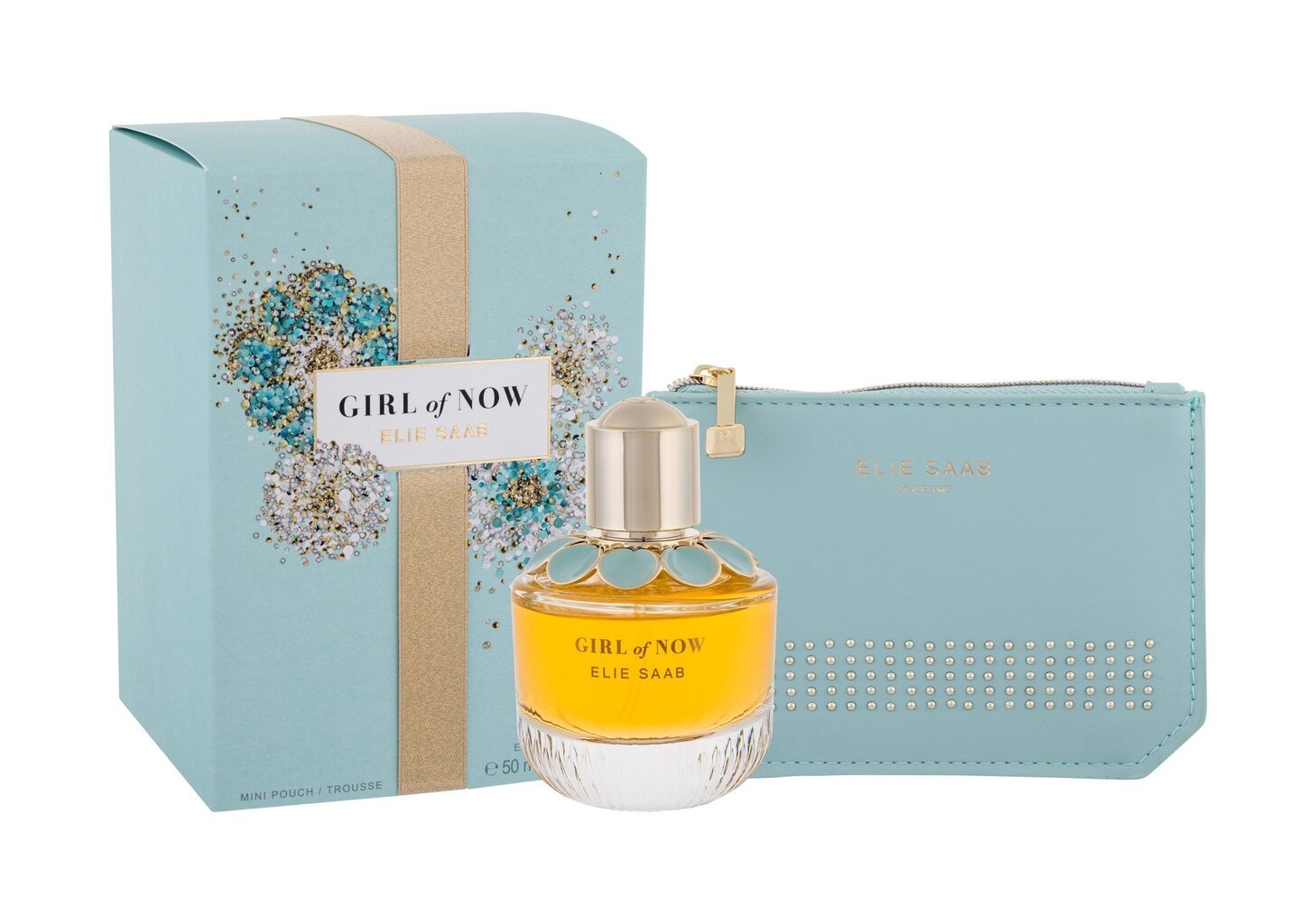 Komplekt naistele Elie Saab Girl of Now: EDP 50 ml + kosmeetikakott цена и информация | Naiste parfüümid | kaup24.ee