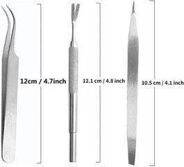 Щипцы для клещей, пинцет для клещей, устройство для удаления клещей, крючки для удаления клещей для собак, кошек, лошадей, домашних животных цена и информация | Клетки и аксессуары для грызунов | kaup24.ee