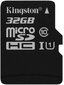 Mälukaart Kingston microSDHC G2 32 GB, 10 klass hind ja info | Mobiiltelefonide mälukaardid | kaup24.ee