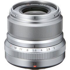 FUJIFILM FUJINON XF 23mm F2 R WR (Silver) hind ja info | Objektiivid | kaup24.ee