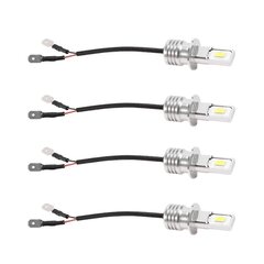 4X H3 Super Bright Led Esitule Udutule Kaugtule Lambipirni Komplekt 6000K Valge 100W hind ja info | Autotuled | kaup24.ee