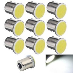 10 Tk Valge 1156 Ba15s P21w Led Car Led 1156 Lambi Cob 12 Smd 12 V Pinge hind ja info | Autotuled | kaup24.ee