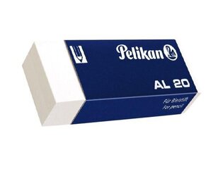 Ластик Pelikan AL20, белый цена и информация | Смягчает воду и защищает Вашу посудомоечную машину от извести. | kaup24.ee