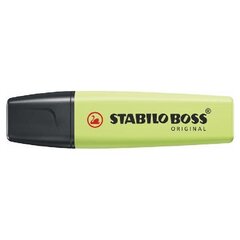 Tekstimarker Stabilo Boss, pastelne laimiroheline (133) hind ja info | Kirjutusvahendid | kaup24.ee