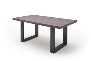 Обеденный стол MC Akcent Castello, 220x100 см, темно-коричневый/серый цена и информация | Кухонные и обеденные столы | kaup24.ee
