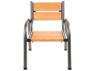 Стул Patio Park Lux, коричневый/серый цена и информация | Садовые стулья, кресла, пуфы | kaup24.ee
