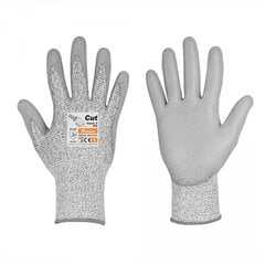 Перчатки с защитой от порезов Bradas CUT COVER 3 PU (размер 7) цена и информация | Рабочие перчатки | kaup24.ee