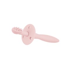 Силиконовая зубная щетка с прорезывателем и панелью Canpol Babies, 51/500, pink цена и информация | Гигиенические товары | kaup24.ee