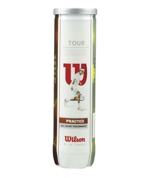 Tennisepallid välja Wilson Tour Practice 4 tk. hind ja info | Välitennise tooted | kaup24.ee