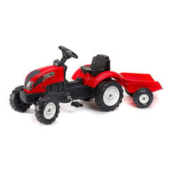 Трактор Garden Master с прицепом, красный 2508J цена и информация | Игрушки для мальчиков | kaup24.ee
