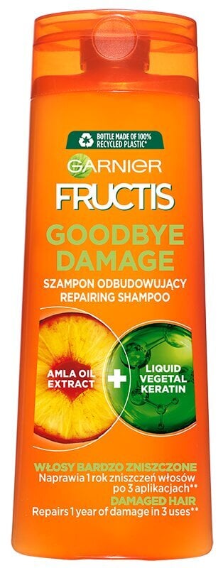 Šampoon kahjustatud juustele GARNIER Fructis Goodbye Damage, 250 ml цена и информация | Šampoonid | kaup24.ee
