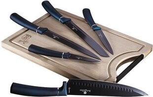 Berlinger Haus Metallic Line набор ножей Aquamarine Edition, 6 частей цена и информация | Ножи и аксессуары для них | kaup24.ee
