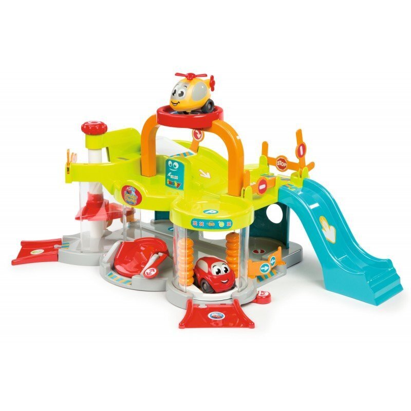 Mitmekorruseline autogaraaž Smoby Vroom Planet First Garage hind ja info | Imikute mänguasjad | kaup24.ee