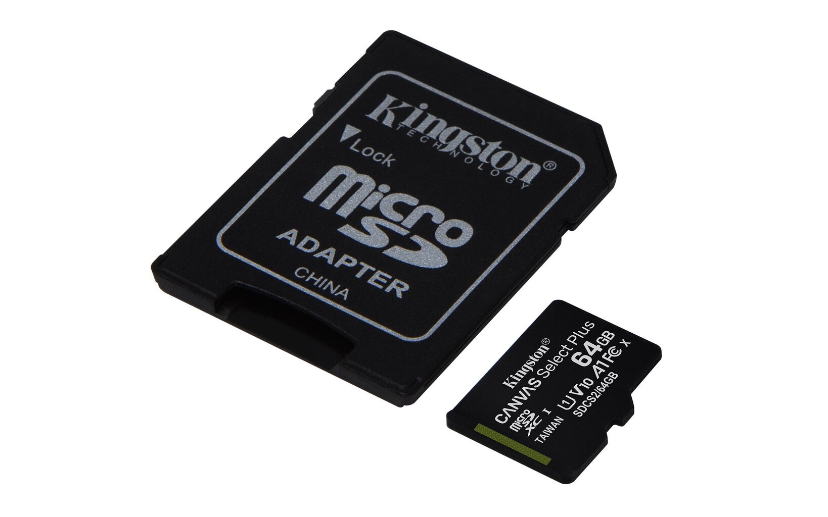 Kingston microSDXC 64GB (+SD adapter) hind ja info | Mobiiltelefonide mälukaardid | kaup24.ee