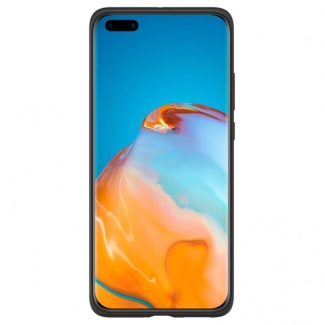 Telefoniümbris Huawei Silicone Case, telefonile Huawei P40 Pro, must hind ja info | Telefoni kaaned, ümbrised | kaup24.ee