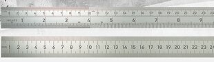 Roostevabast terasest joonlaud BMI (30x1,0mm; 1000 mm) hind ja info | Käsitööriistad | kaup24.ee