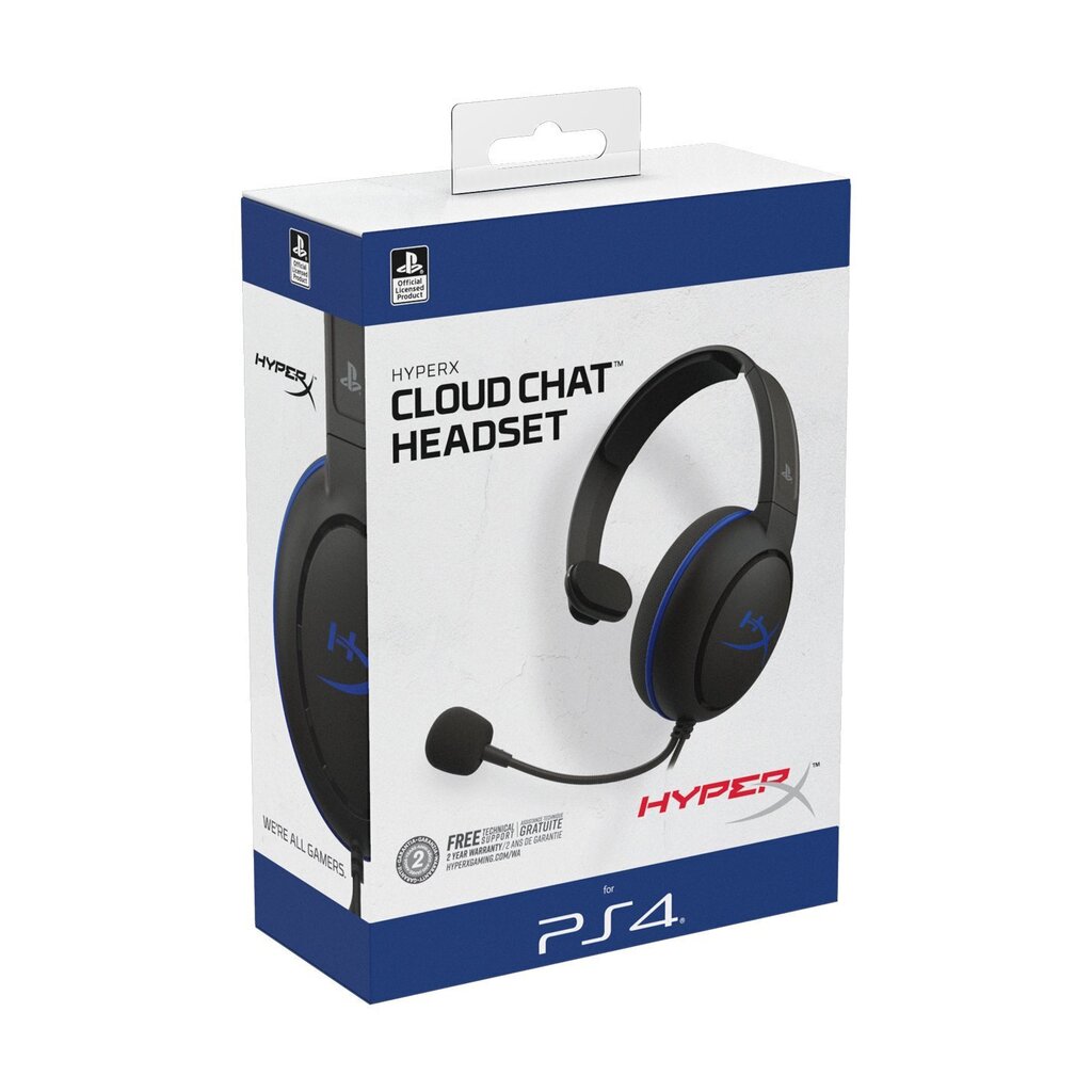 HyperX Cloud Chat PS4 HX-HSCCHS-BK/EM hind ja info | Kõrvaklapid | kaup24.ee