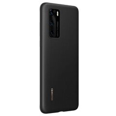 Telefoniümbris Huawei PU Case, telefonile Huawei P40, must hind ja info | Telefoni kaaned, ümbrised | kaup24.ee