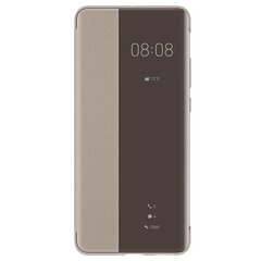 Telefoniümbris Huawei Smart View Flip Cover, telefonile Huawei P40 Pro, pruun hind ja info | Telefoni kaaned, ümbrised | kaup24.ee