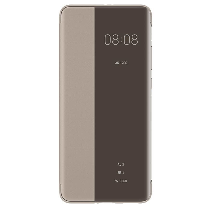 Telefoniümbris Huawei Smart View Flip Cover, telefonile Huawei P40 Pro, pruun hind ja info | Telefoni kaaned, ümbrised | kaup24.ee