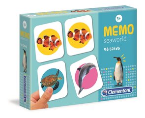 Карточки для развития памяти Clementoni Seaworld, 18085 цена и информация | Настольные игры, головоломки | kaup24.ee