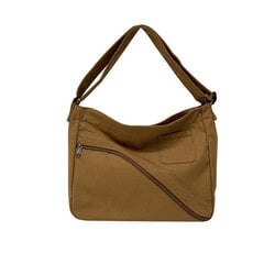 Canvas Hobo Bag Messenger Bag, vabaaja õlakott, mis sobib kooli ja tööle (karamelli värvi) hind ja info | Spordikotid, seljakotid | kaup24.ee