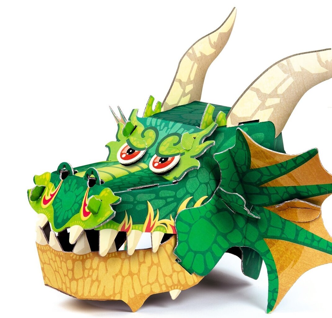 Loominguline komplekt DIY Draakoni mask Clementino Play Creative, 18579 цена и информация | Arendavad mänguasjad | kaup24.ee