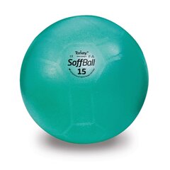 Мяч для аэробики PEZZI Softball MAXAFE 15 см, зеленый цена и информация | Гимнастические мячи | kaup24.ee