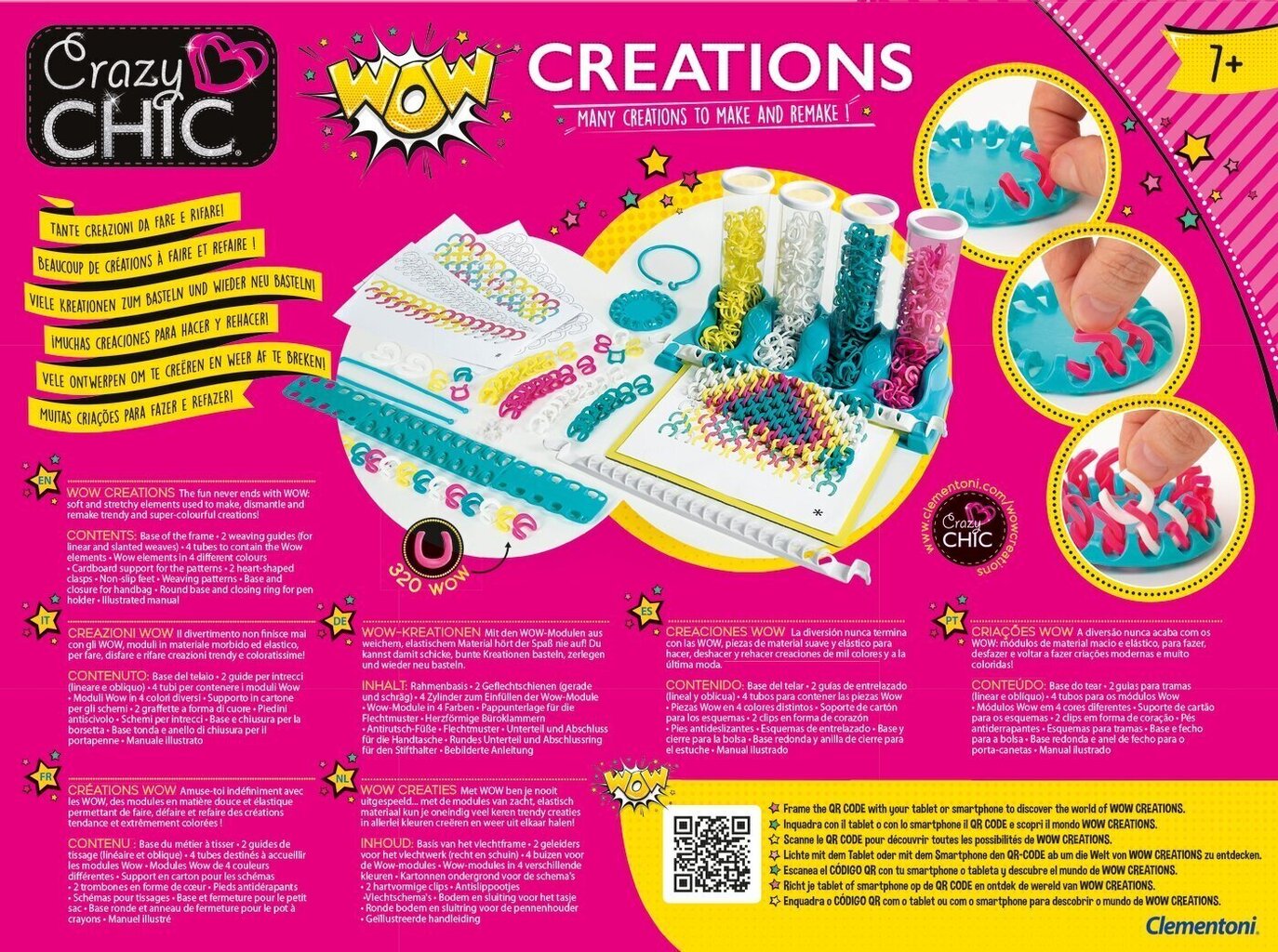 Loominguline komplekt Clementoni Crazy Chic Wow Creations, 18540 hind ja info | Arendavad mänguasjad | kaup24.ee