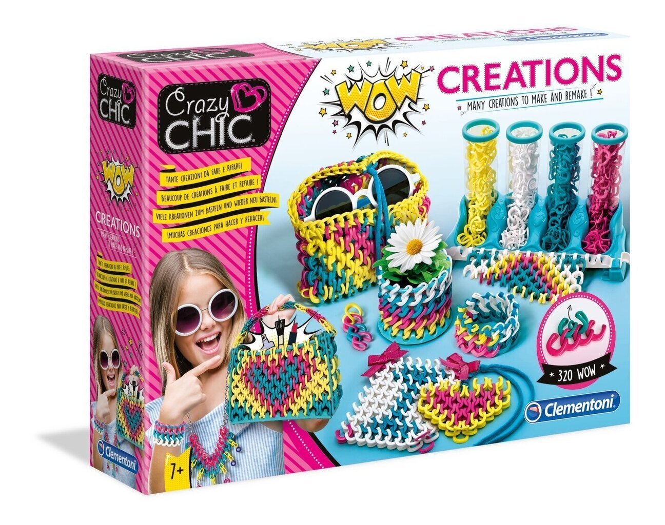 Loominguline komplekt Clementoni Crazy Chic Wow Creations, 18540 hind ja info | Arendavad mänguasjad | kaup24.ee