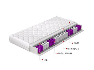 Madrats NORE NORE Paola, 120x200 cm hind ja info | Madratsid | kaup24.ee