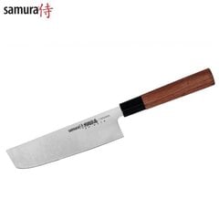Универсальный кухонный нож из японской стали Samura OKINAWA Nakiri 6.8"/172 мм из AUS 8 59 HRC цена и информация | Ножи и аксессуары для них | kaup24.ee
