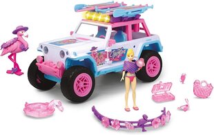 Simba Dickie Toys PinkDrivez Flamingo Jeep, 22 cm, hind ja info | Tüdrukute mänguasjad | kaup24.ee