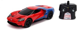 Raadio teel juhitav mudelauto Marvel RC Spiderman 2017 Ford GT 1:16 цена и информация | Игрушки для мальчиков | kaup24.ee