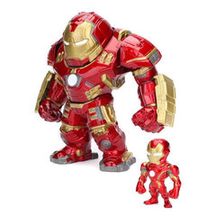 Metallist kujukeste komplekt Marvel Hulkbuster 15 cm + Ironman 5 cm цена и информация | Игрушки для мальчиков | kaup24.ee