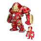 Metallist kujukeste komplekt Marvel Hulkbuster 15 cm + Ironman 5 cm hind ja info | Poiste mänguasjad | kaup24.ee
