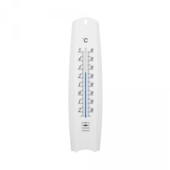 Õue termomeeter 26cm valge, White line Bradas hind ja info | Ilmajaamad, termomeetrid | kaup24.ee