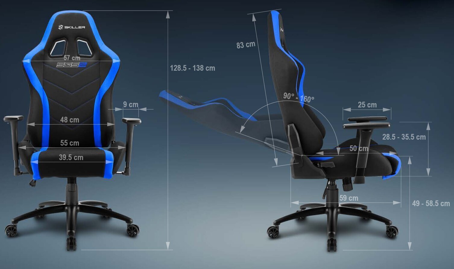 Mänguritool Sharkoon Skiller SGS2, must/punane hind ja info | Kontoritoolid | kaup24.ee