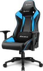 Игровое кресло Sharkoon Elbrus 3, черное/синее цена и информация | Офисные кресла | kaup24.ee