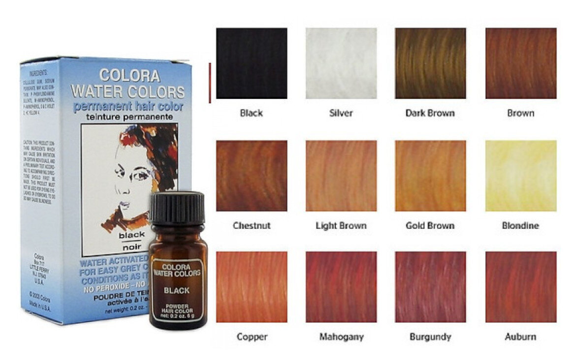 Peroksiidi ja ammoniaagita loomulik ja püsiv juuksevärv Colora Water Colors Mahogany(Mahagon), 60ml цена и информация | Juuksevärvid | kaup24.ee