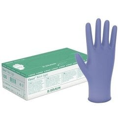 Одноразовые нитриловые перчатки BBraun Vasco Nitril Light, размер L, 100 шт. цена и информация | Аптечки | kaup24.ee