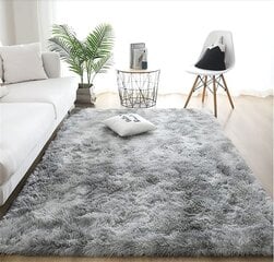 Fluffy Floor Mat Fluffy Faux Fur Area Vaip Dekoratiivne gradient hind ja info | Voodikatted, pleedid | kaup24.ee