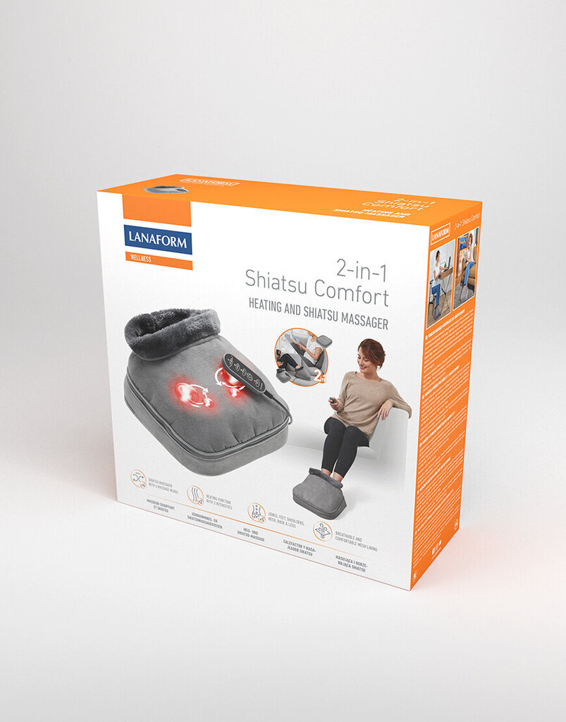 Lanaform 2in1 Shiatsu Comfort hind ja info | Soojendavad tooted | kaup24.ee