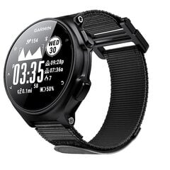 Garmin Forerunner 735xt käekellale HFM nailonist ja musta silmusega цена и информация | Аксессуары для смарт-часов и браслетов | kaup24.ee