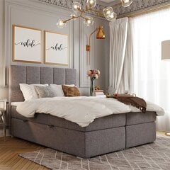 Кровать Selsey Erlar 160x200 см, серая цена и информация | Кровати | kaup24.ee