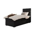 Кровать Selsey Erlar 90x200 см, черная
