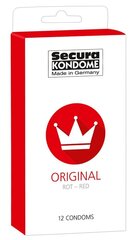 Secura kondoomid Original Red, 12 tk hind ja info | Kondoomid | kaup24.ee